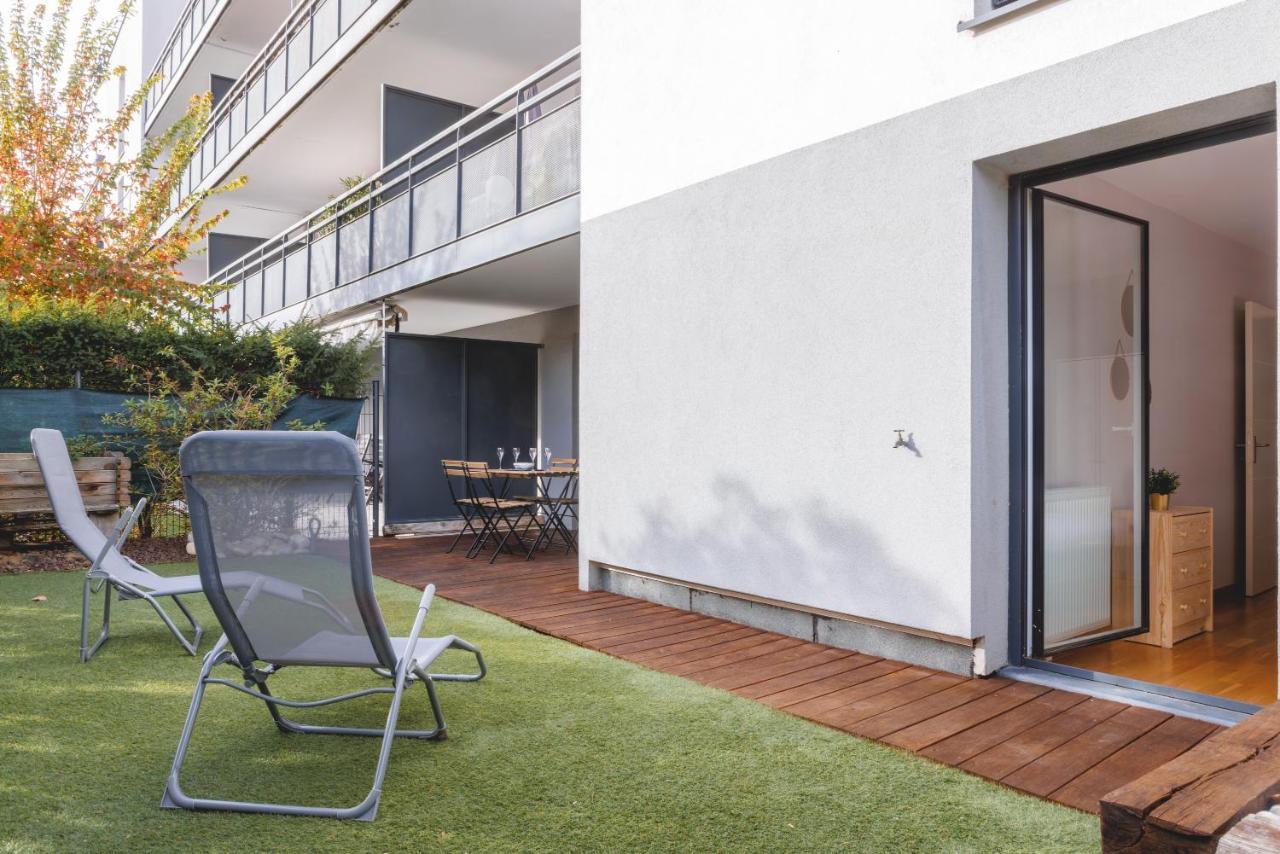 Superbe Appartement Terrasse Rdc - New Location Bourg-en-Bresse Esterno foto