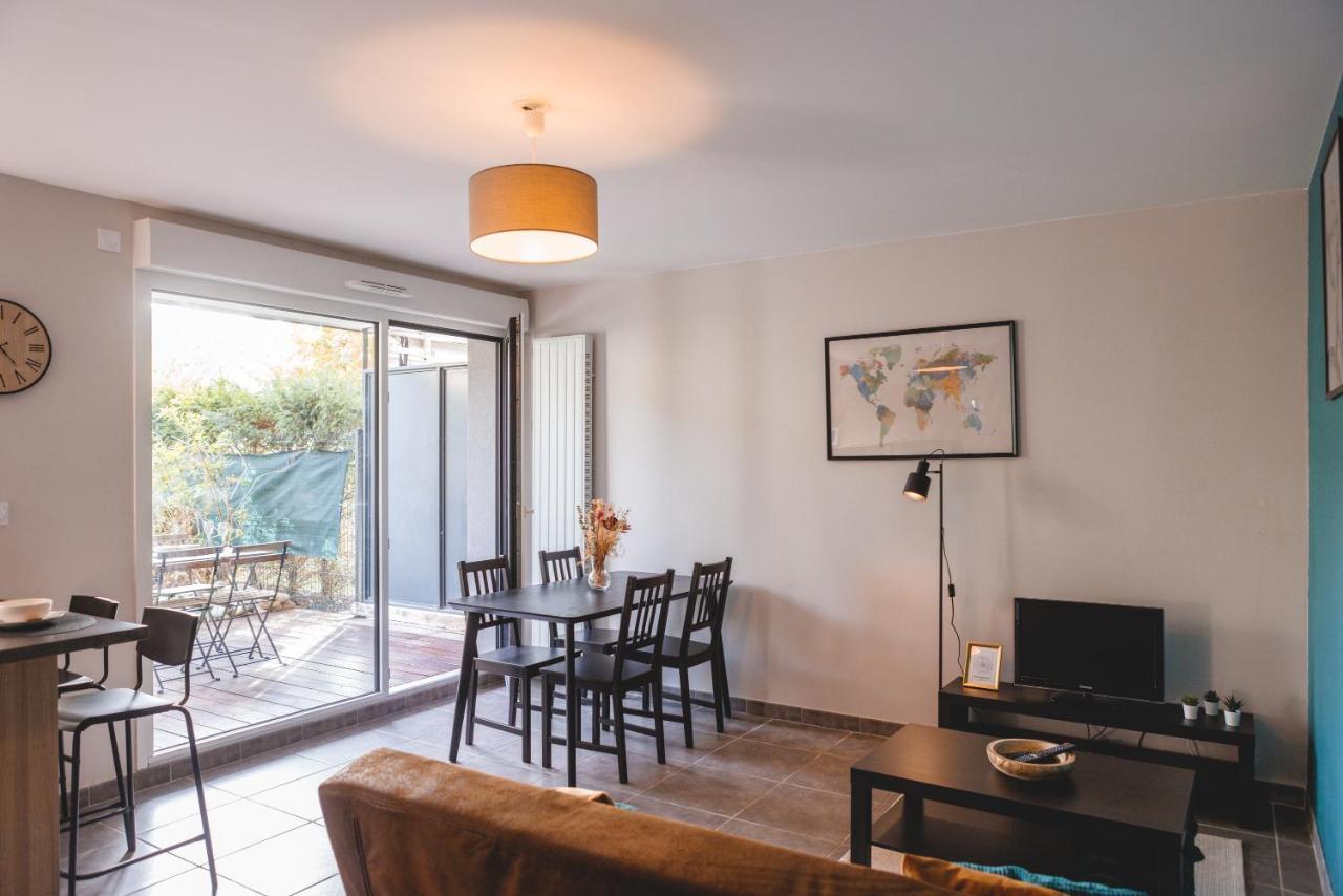 Superbe Appartement Terrasse Rdc - New Location Bourg-en-Bresse Esterno foto